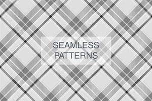 50 Grayscale Pattern Plaids