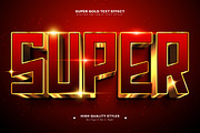 Super Gold Editable Text Effect, a Layer Style Add-On by Niestart Creation (Thumbnail 2 of 2)