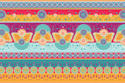 4 Colourful Vector Seamless Pattern, a Pattern Graphic by Ania Illustration (Thumbnail 5 of 5)