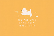 Little poodle | Sweet font, a Font by JuliaVolkova (Thumbnail 4 of 9)