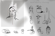 Feminine abstract poster gallery, a Person Illustration by Anastasy_helter (Thumbnail 15 of 32)