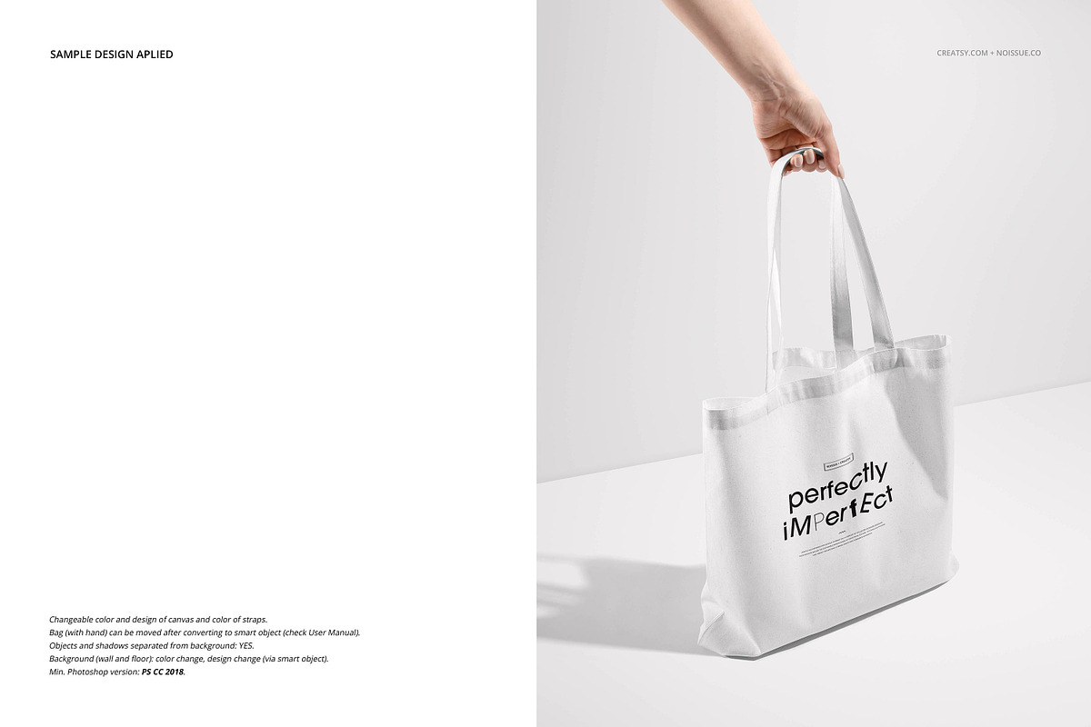 Noissue Tote Bag Mockup Bundle, a Packaging Mockup by creatsy5 (Photo 27 of 67)