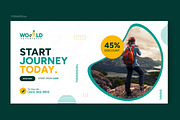 Travel Agency Web Banner Ads Set, a Social Media Template by CreativeShaper (Thumbnail 2 of 4)