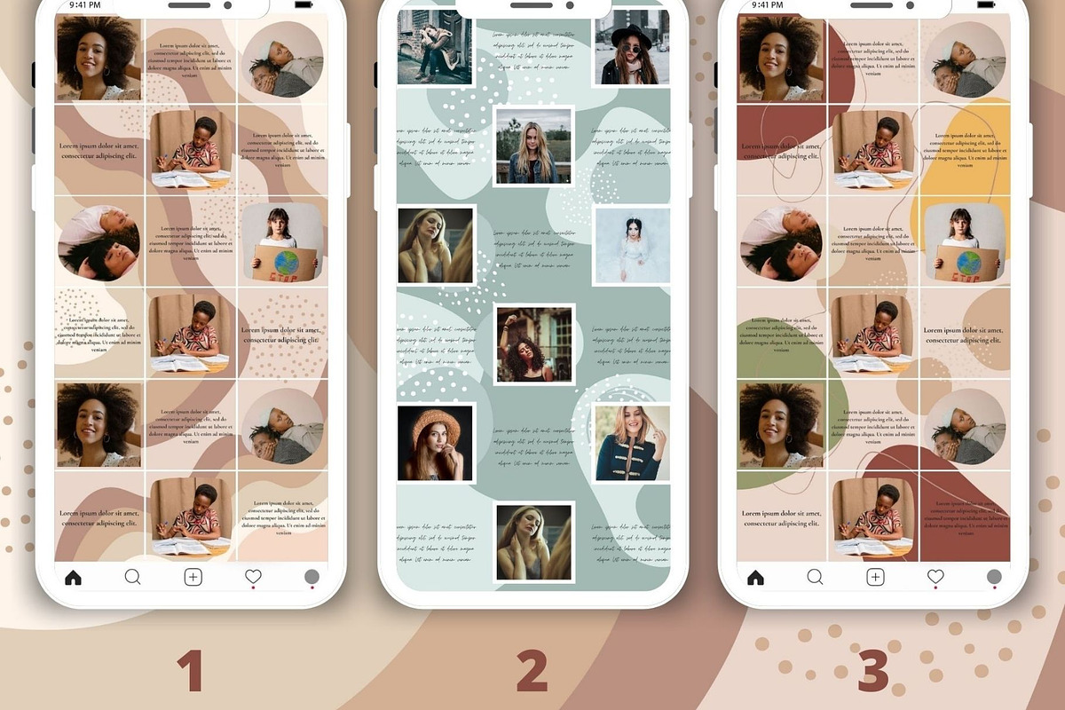 5 Instagram Puzzle Bundle Canva, a Social Media Template by bonadigitals (Photo 2 of 5)