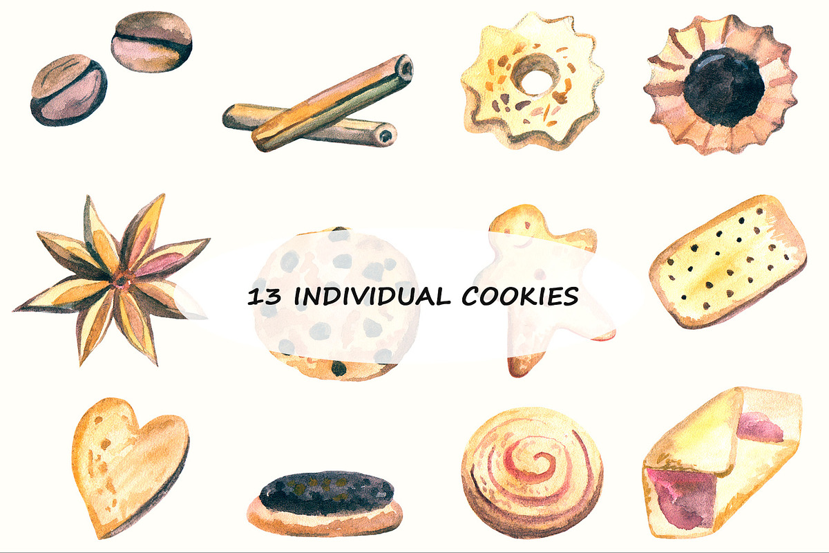 Watercolor Coffee Collection, an Animal Illustration by Kseniya_design (Photo 4 of 8)