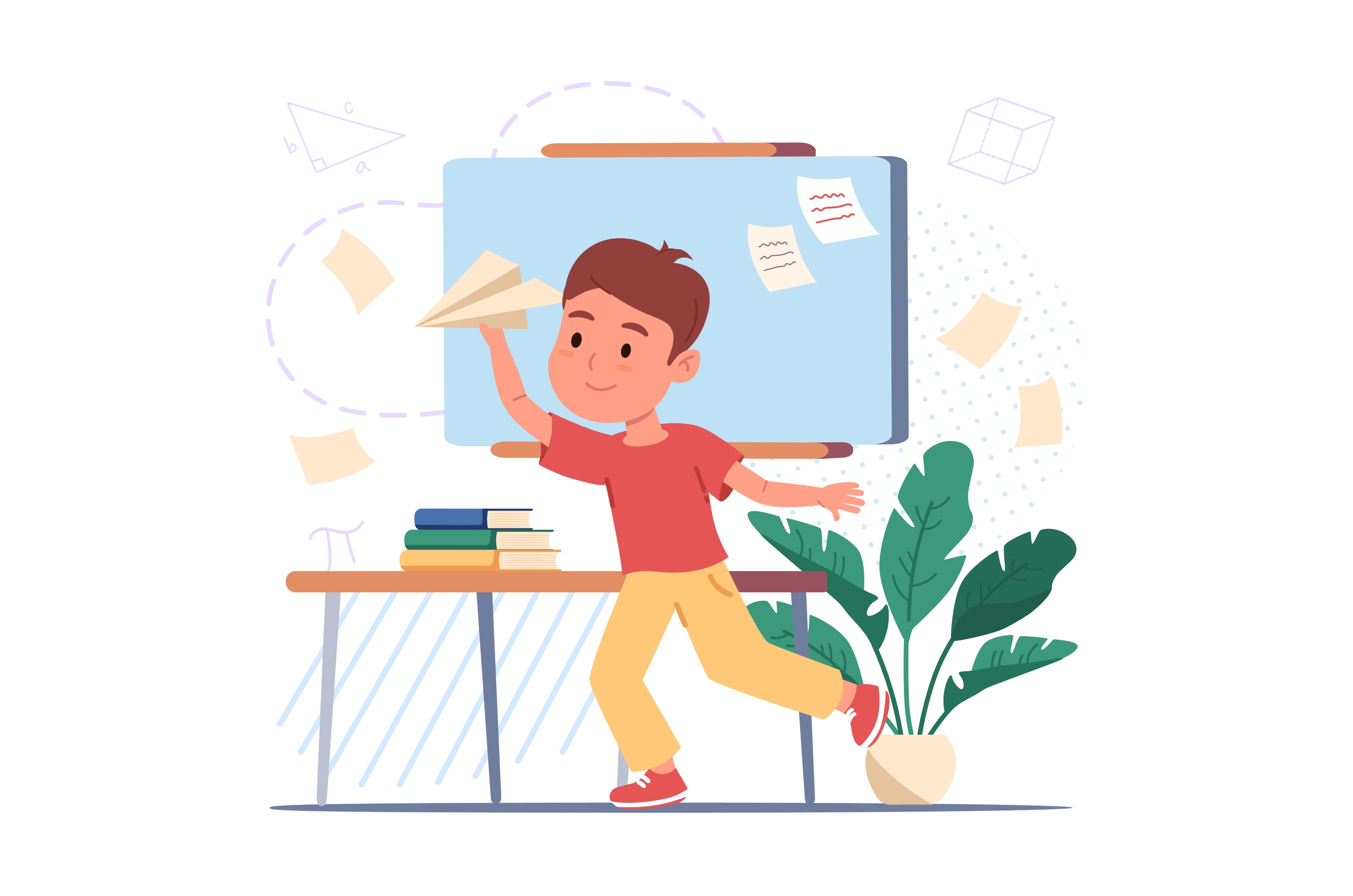 School break concept, an Education Illustration by Dessign Sells