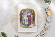 Christmas Holy Night Nativity Scene, an Illustration by PawGraphic (Thumbnail 9 of 10)