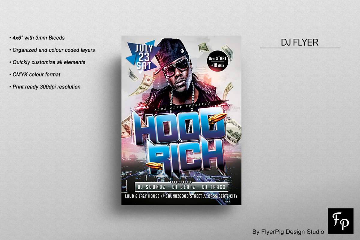 Club Flyer, a Flyer Template by FlyerPig (Photo 2 of 3)