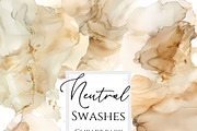 Neutral alcohol ink texture, Geode, a Texture Graphic by Invite to Clipart (Thumbnail 1 of 3)