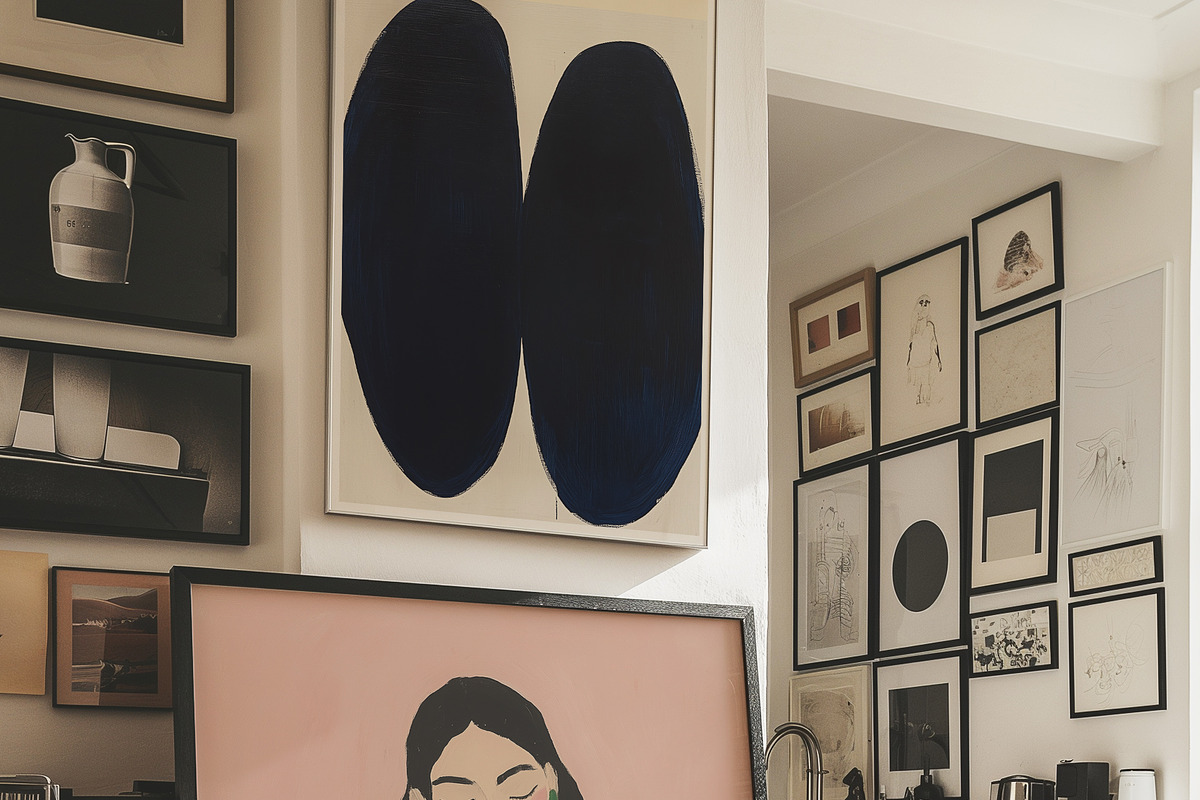 MODERN ART PRINTS GALLERY, a Background Graphic by Lana Elanor (Photo 5 of 12)