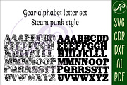 Gear Steampunk Alphabet Letter set, an Object Graphic by A P Inspired Designs (Thumbnail 2 of 6)