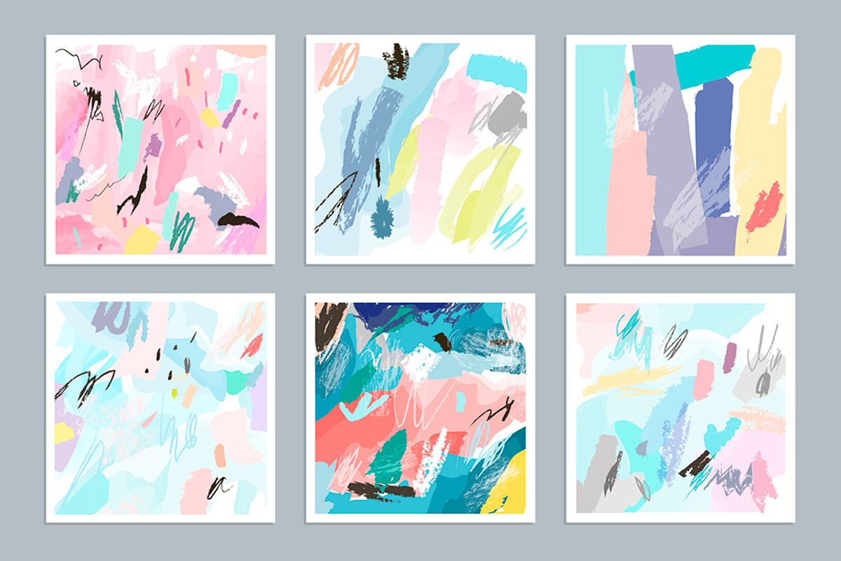 Abstractionism, a Stationery Template by Lera Efremova (Photo 3 of 7)