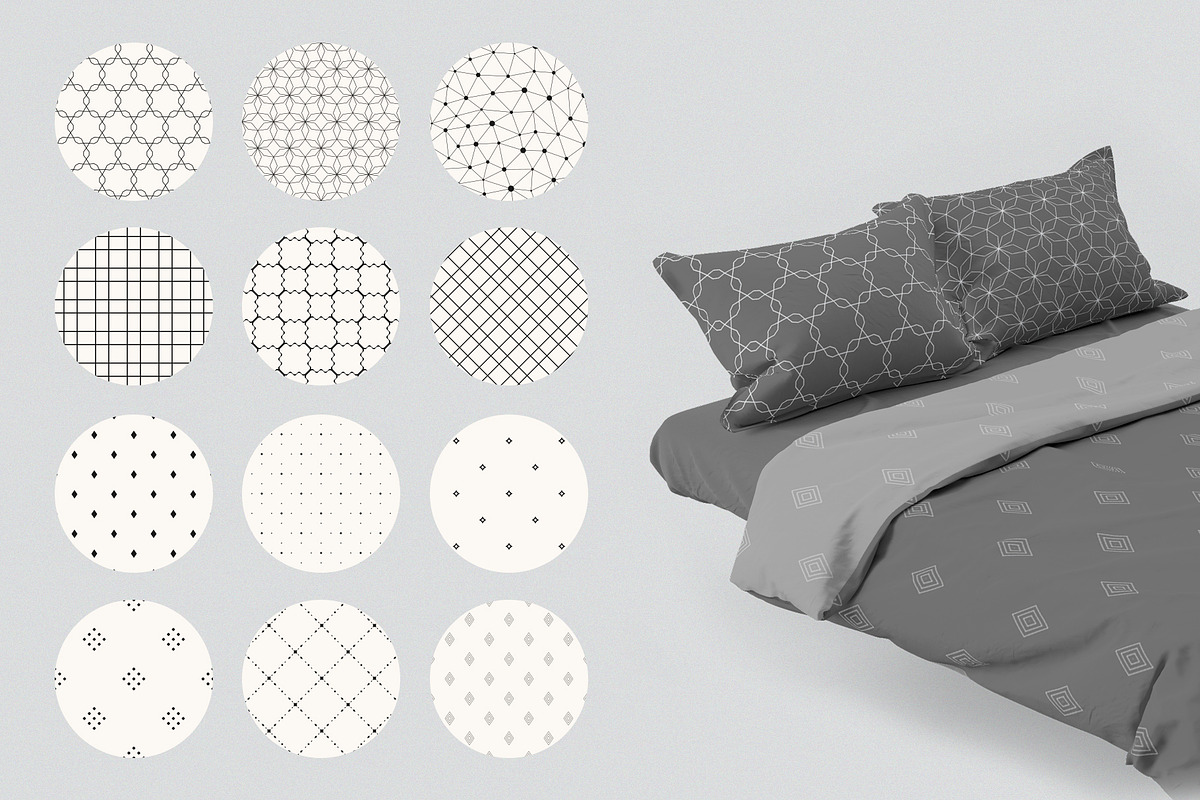 Geometric minimalism - 60 patterns, a Pattern Graphic by Best Pattern Shop (Photo 6 of 9)