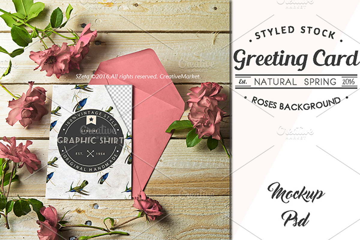 Card Mockup Styled Stock Photograph-, a Product Mockup by JAY MID IMAGE (Photo 1 of 2)
