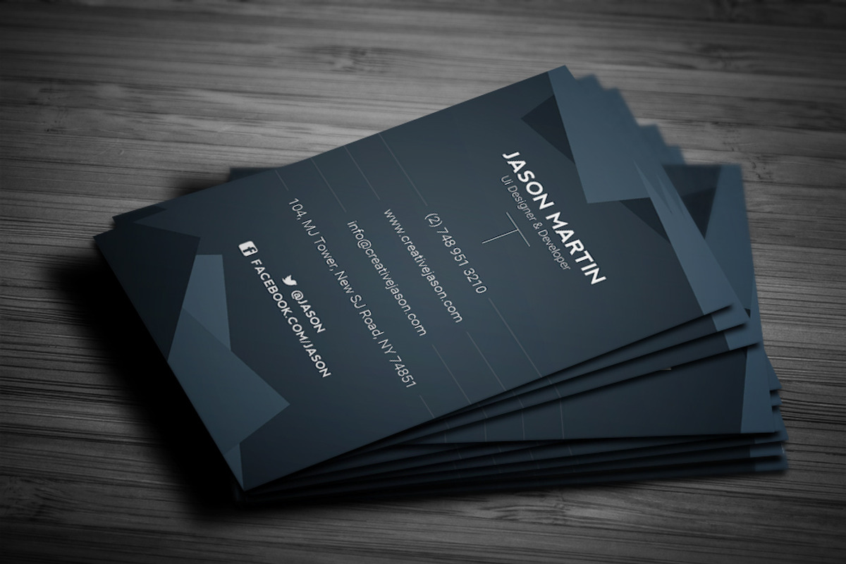 Creative Individual Business Card, a Business Card Template by bouncy (Photo 2 of 4)