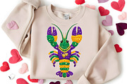 Mardi Gras Crawfish PNG, an Illustration by Canvas Craft (Thumbnail 3 of 7)