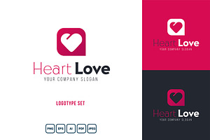 Logotype with Heart