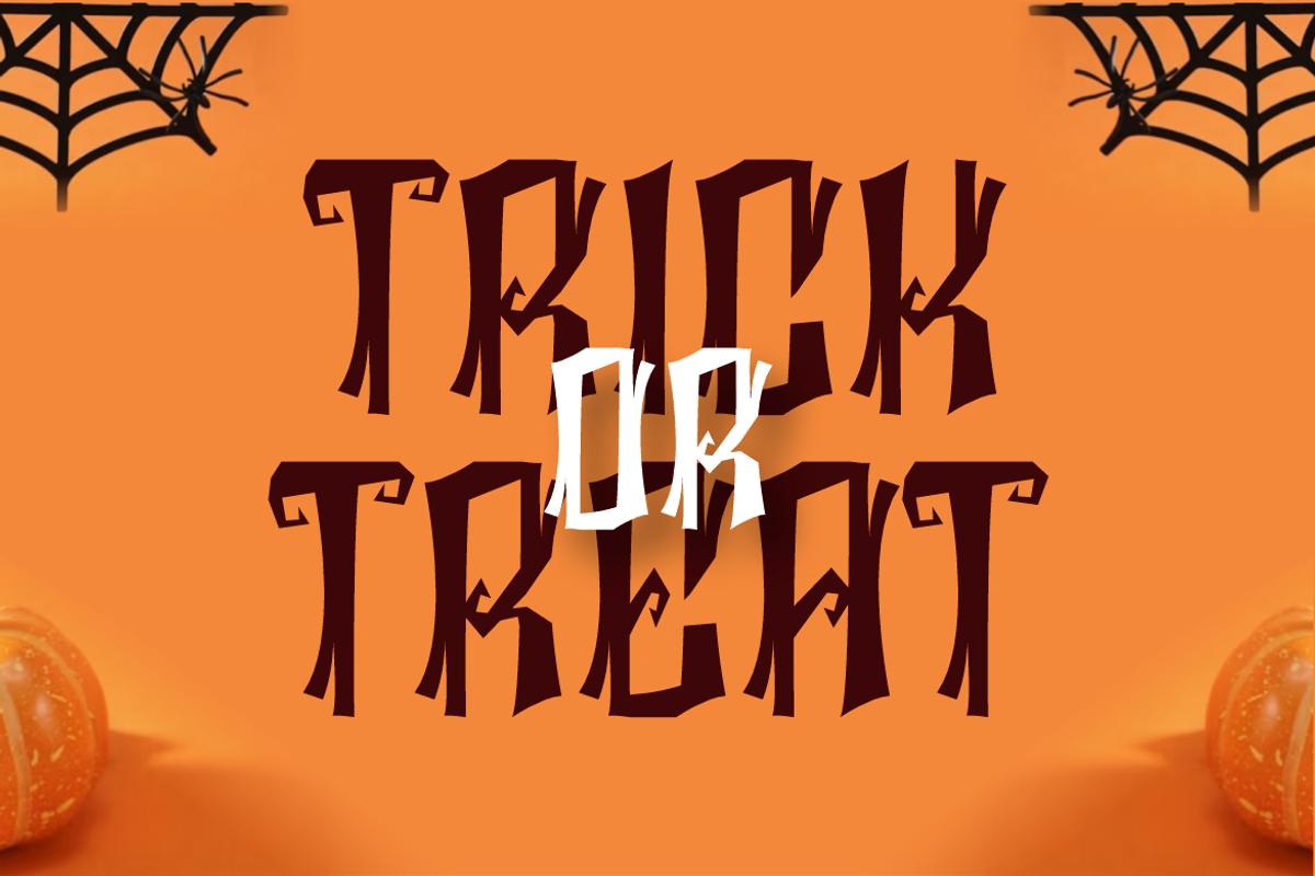 Rickwo Spooky - Halloween Font, a Blackletter Font by Iqsiart Studio (Photo 3 of 8)