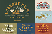 The Complete Rustic Fonts Collection, a Sans Serif Font by Komet & Flicker (Thumbnail 7 of 18)