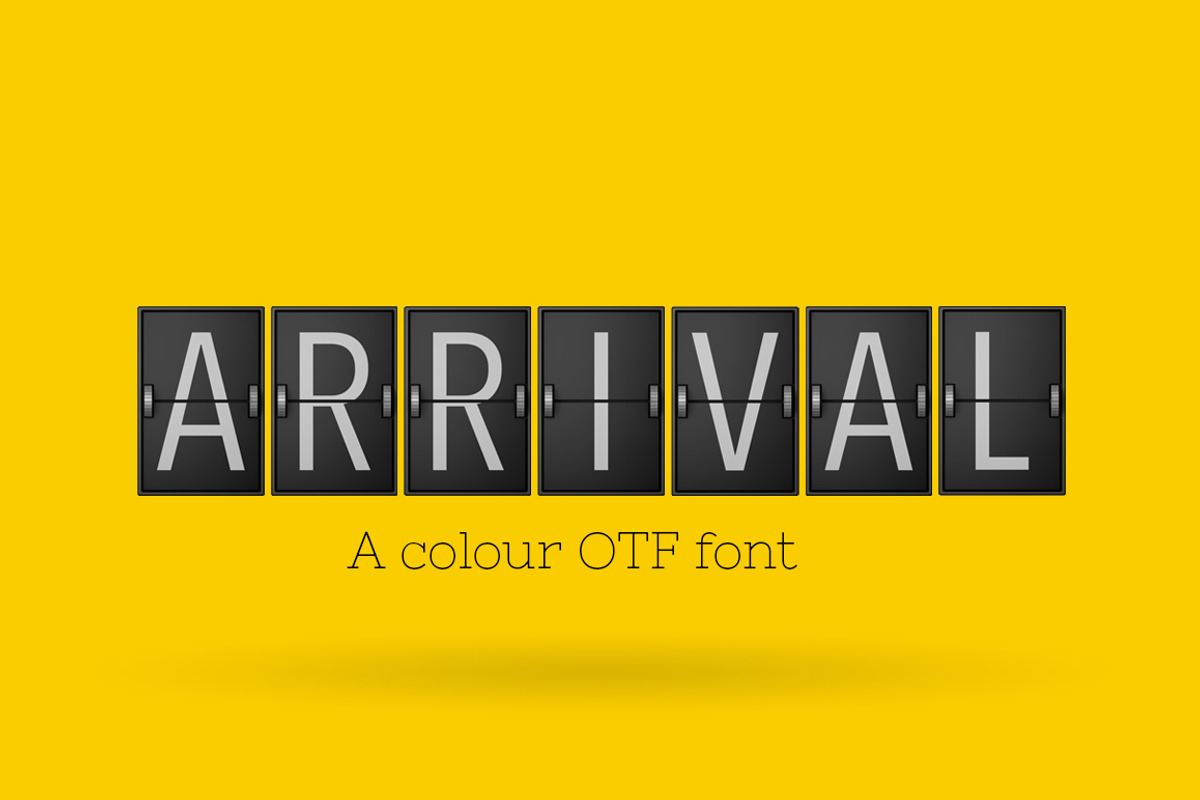 Arrival - Typeface