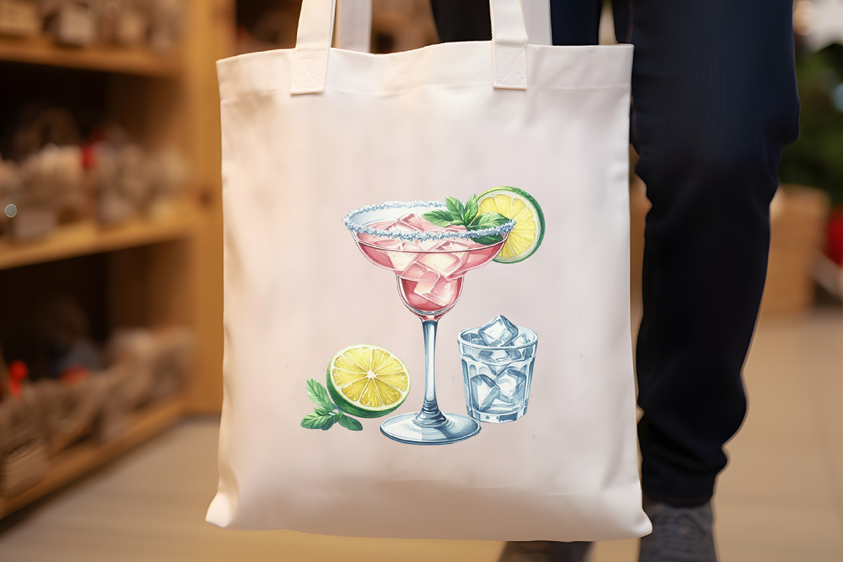 Watercolor Cocktail Collection Clipa, a Seasonal Illustration by Rose Art (Photo 5 of 6)
