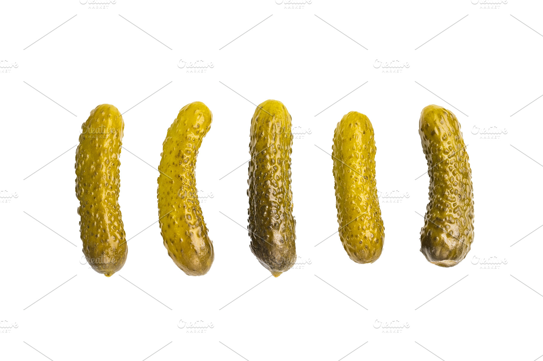 Crunchy pickled cucumbers, bursting with flavor, perfect for san, a Food & Drink Photo by composter-box@mail.ru