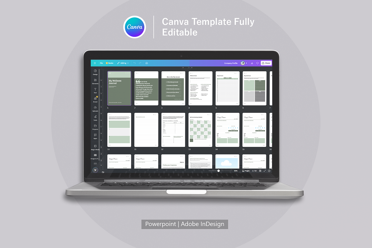 Wellness Journal | Canva, a Brochure Template by ArtisticLand (Photo 5 of 15)
