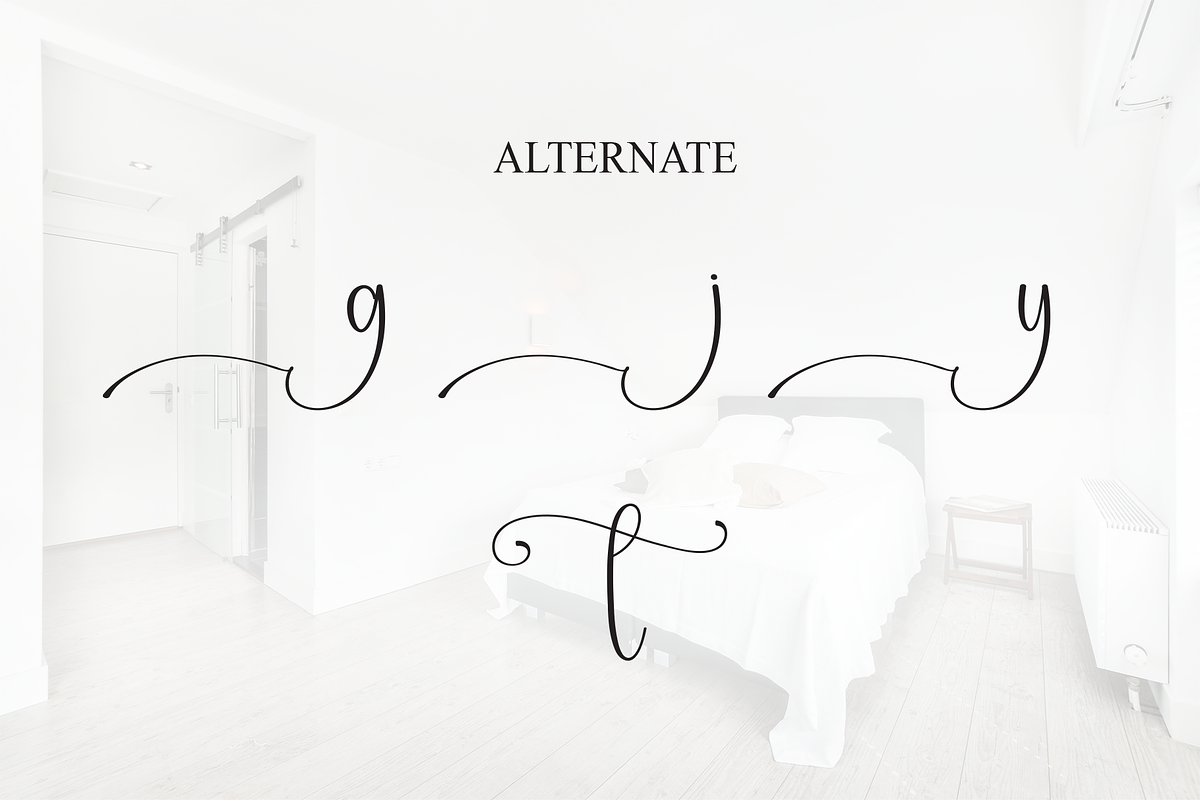 Homestay | Script Font, a Handwritten Font by Scratchones (Photo 8 of 9)