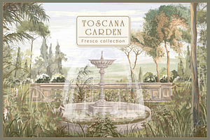 Toscana garden, a Wallpaper Graphic by Natalia0307