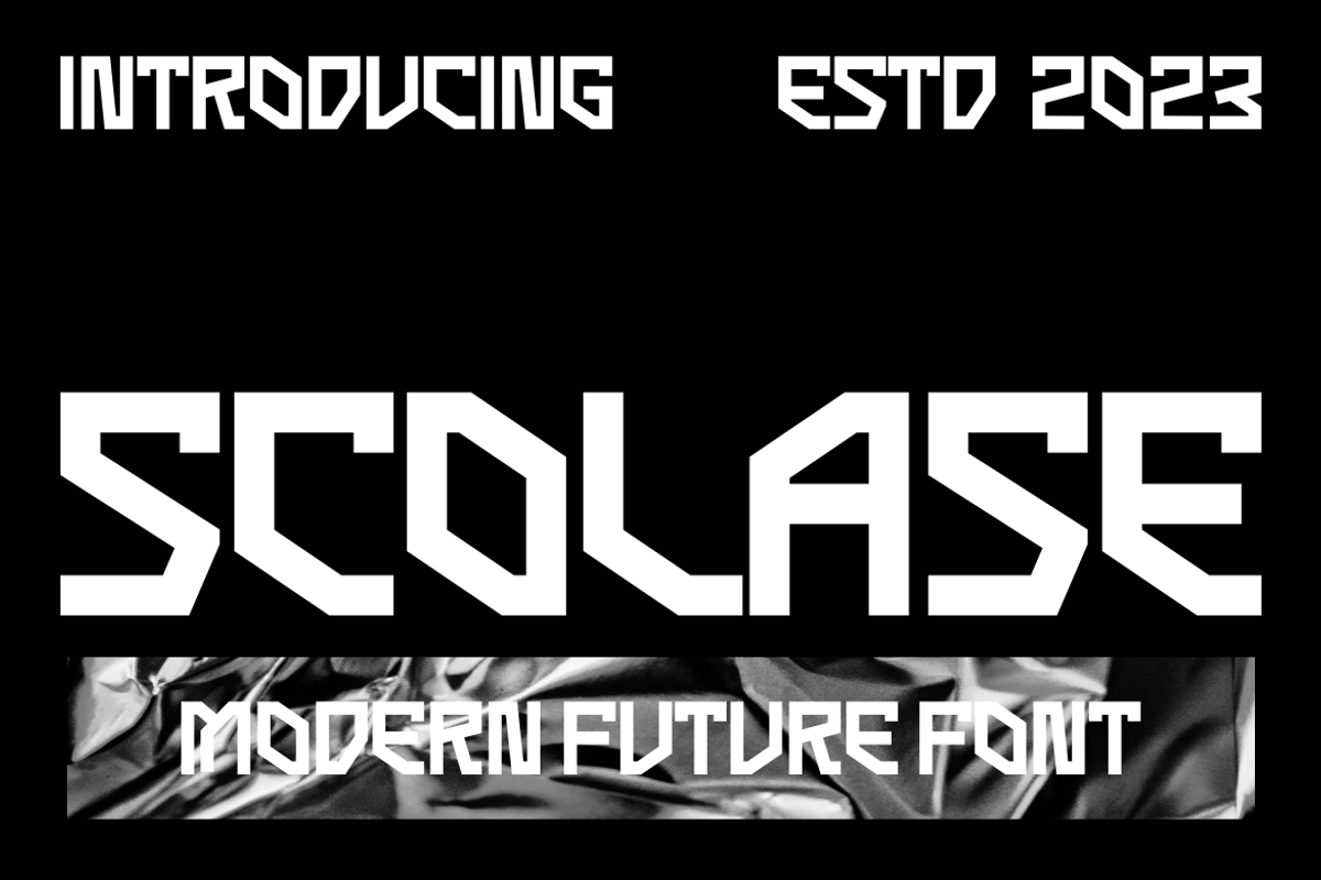 SCOLASE, a Sans Serif Font by maxstrim_graphich