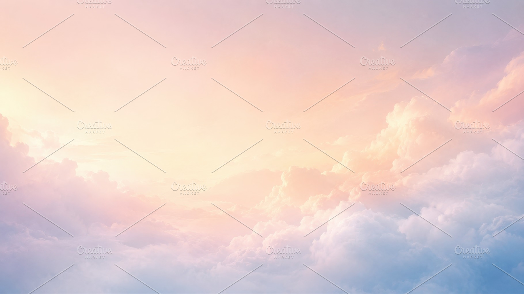 Bright clouds in the sky at sunset, a Photo by Beautiful things