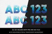 Summer Waves Font, a Symbol Font by Font Craft Studio (Thumbnail 3 of 8)