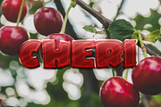3D Fruit Text Styles for Photoshop, a Layer Style Add-On by Creativenauts (Thumbnail 6 of 6)