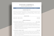 ATS friendly Resume Template word, a Resume Template by aivos (Thumbnail 1 of 7)
