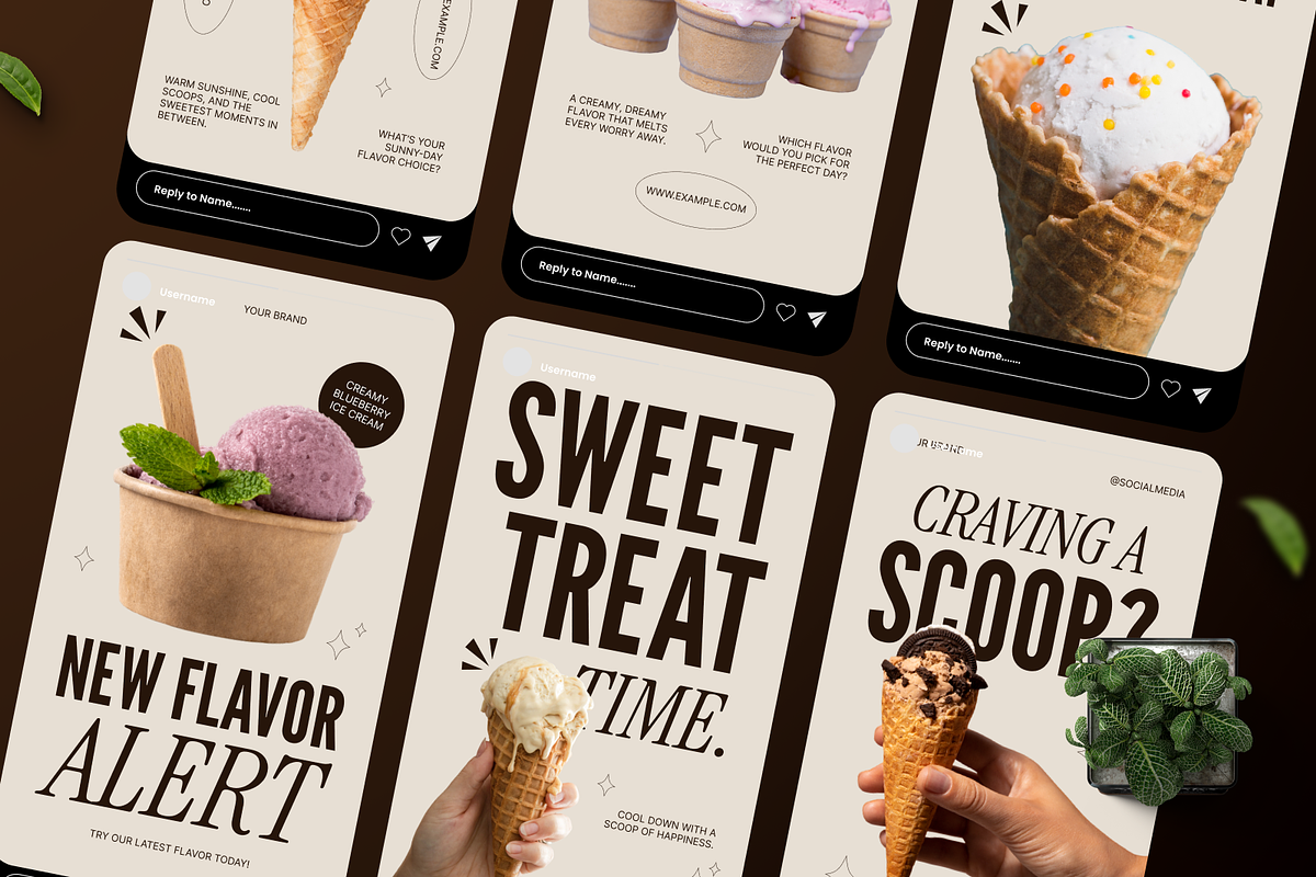 Ice Cream Instagram Story, a Social Media Template by Annora Studio (Photo 4 of 6)