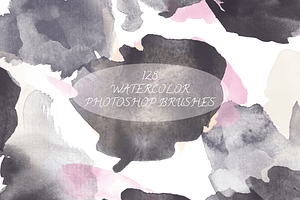 128 PS Watercolor Stamp Brushes