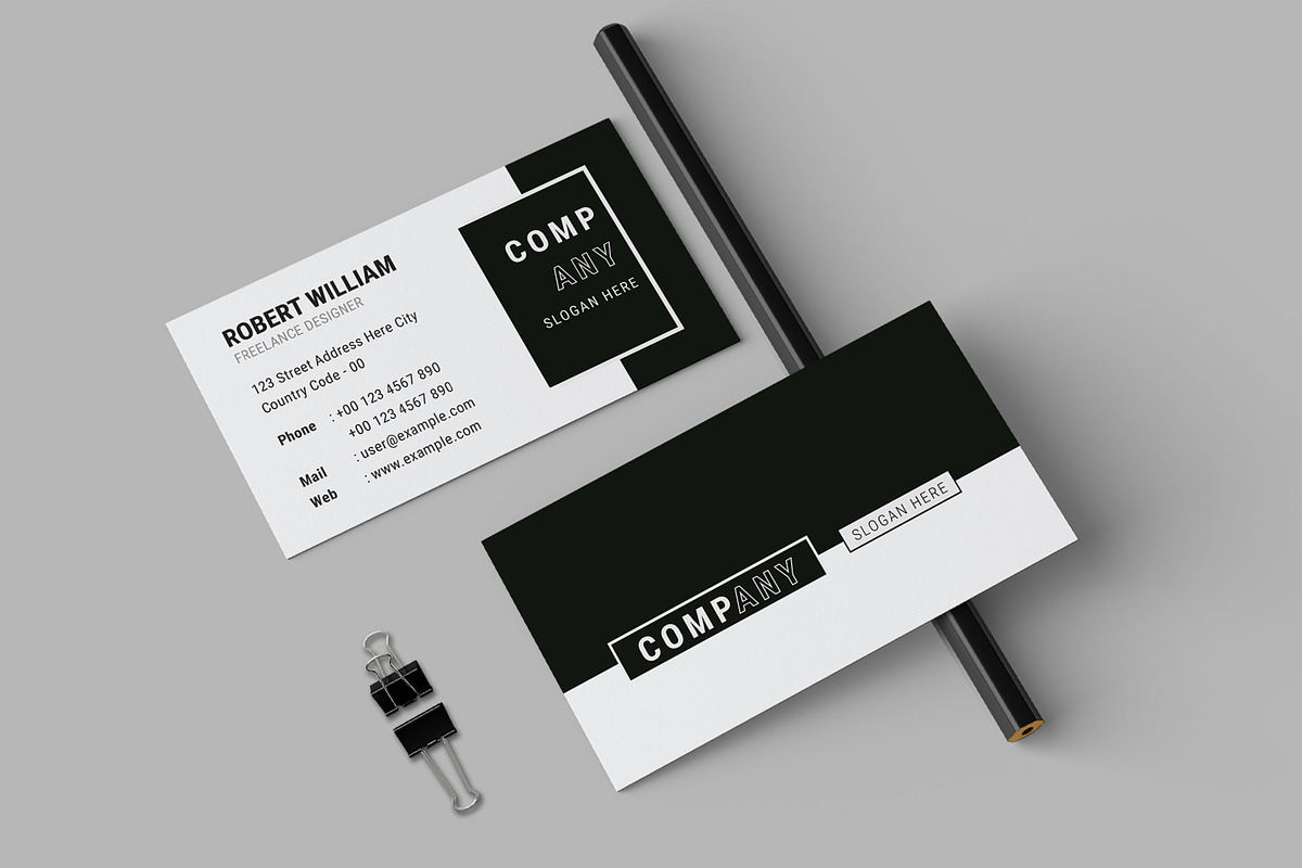 Business Card Design Layout, a Business Card Template by MightyDesign (Photo 2 of 6)