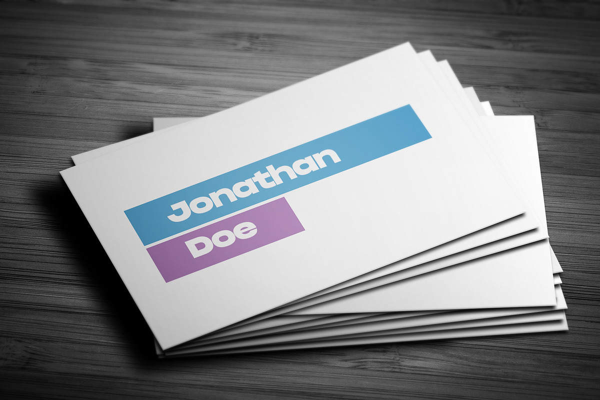 Modern Stylish Business Card, a Business Card Template by Saman Osama (Photo 3 of 4)