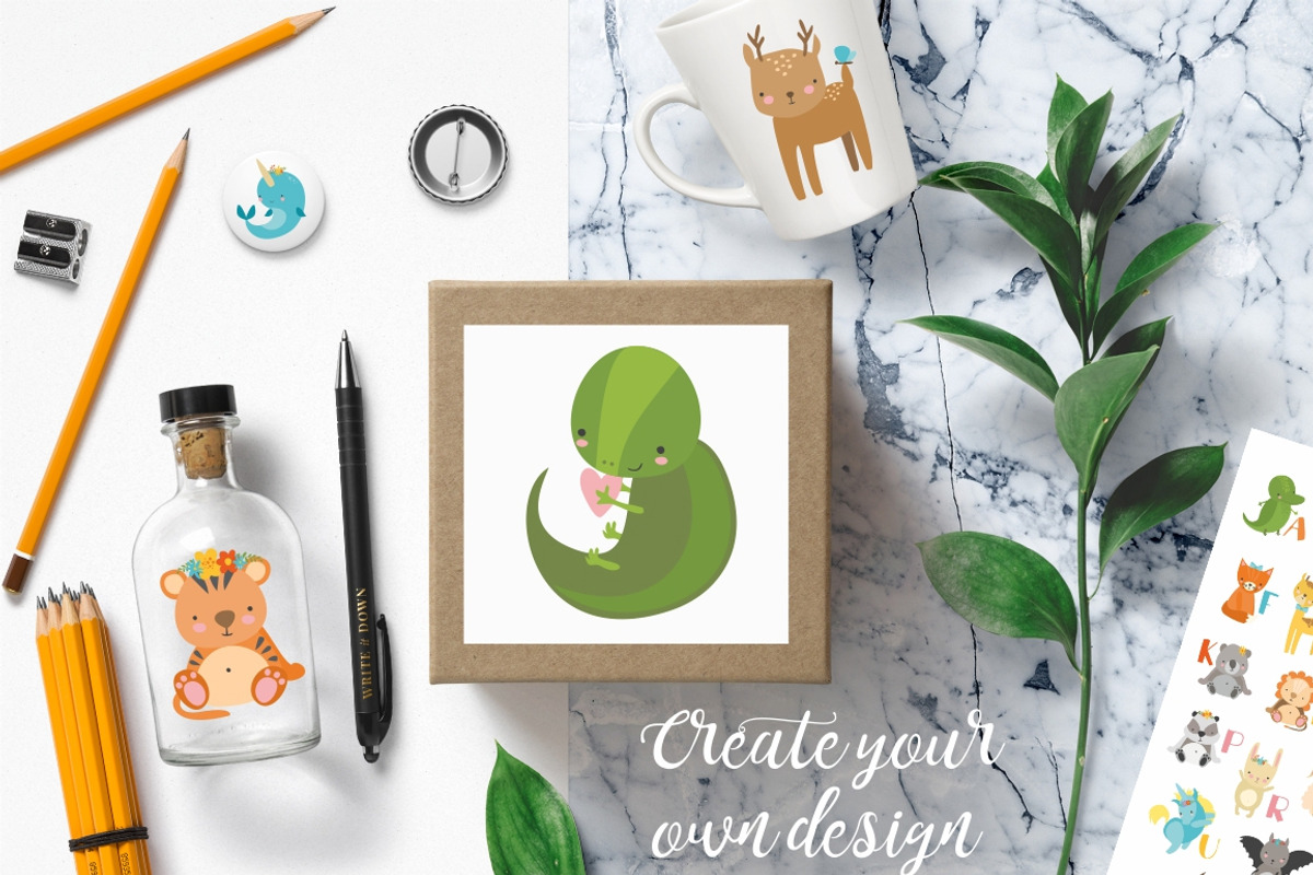Alphabet animals for kids, an Animal Illustration by Lesya Skripak (Photo 3 of 6)