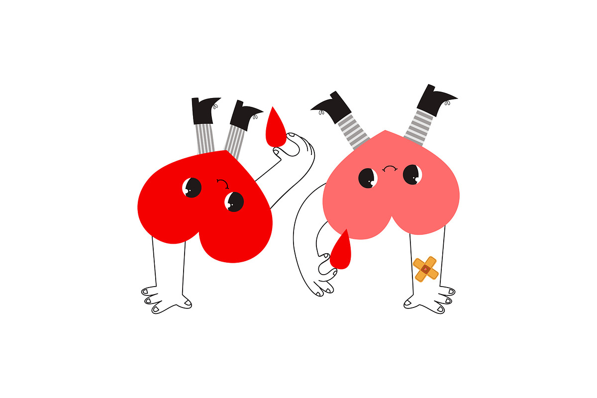 Hand-Drawn Blood Donation Clipart, a Healthcare Illustration by the_myro (Photo 11 of 23)