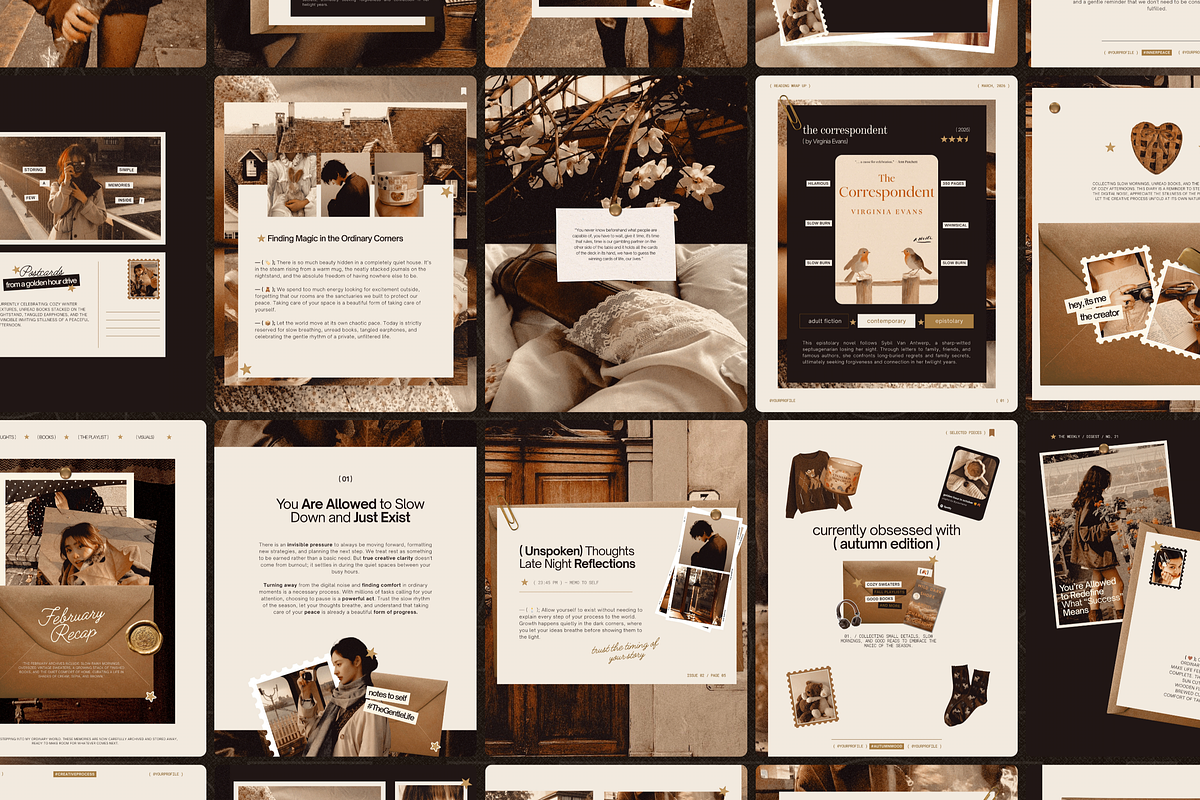 LETTERS & STARS |Instagram Templates, a Social Media Template by Ad Astra Creations (Photo 4 of 6)
