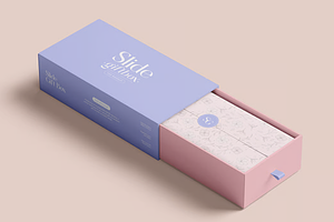 Gift Box Mockup - Ribbon & Shadow, a Product Mockup by graphicsauce