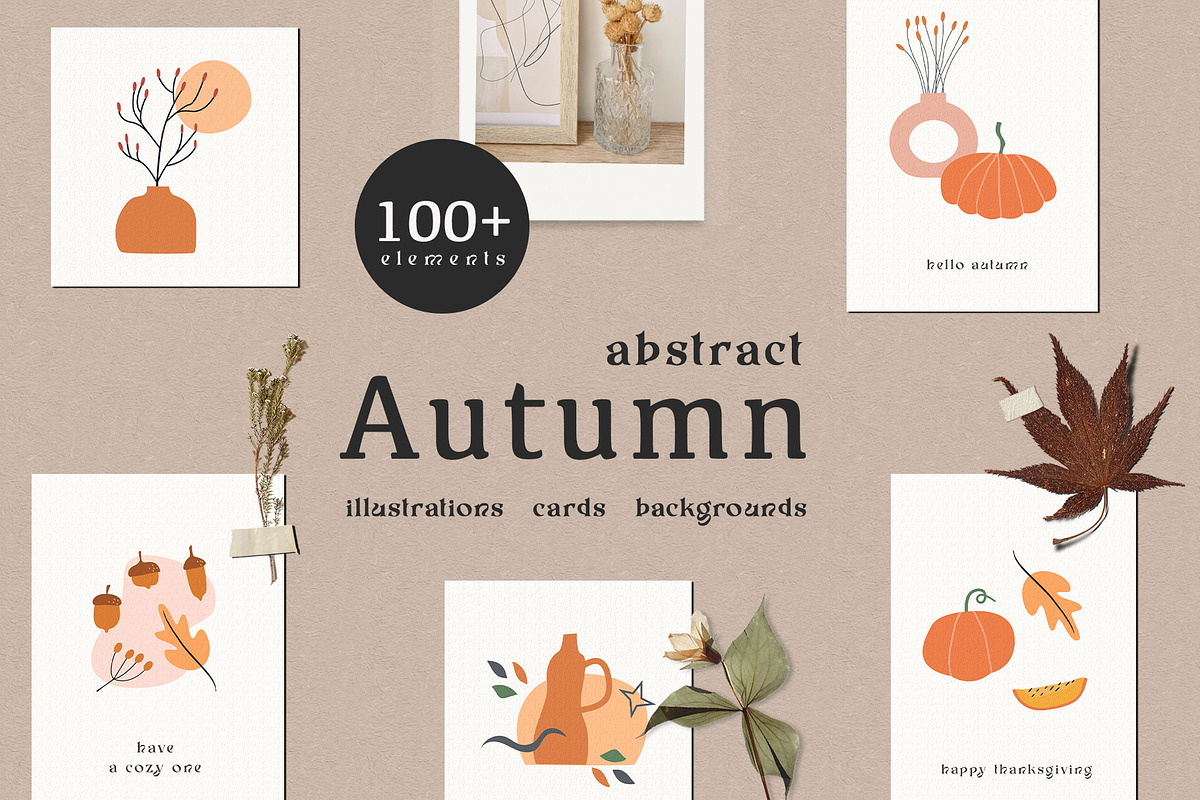 Abstract Autumn Collection, a Decorative Illustration by millering (Photo 1 of 10)