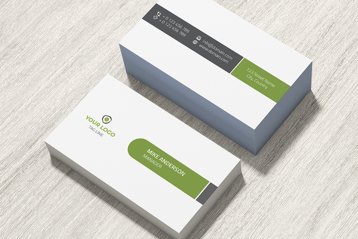 Minimal Business Card Bundle, a Business Card Template by designSultan (Photo 3 of 6)