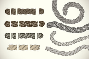 Realistic Rope Brushes 01