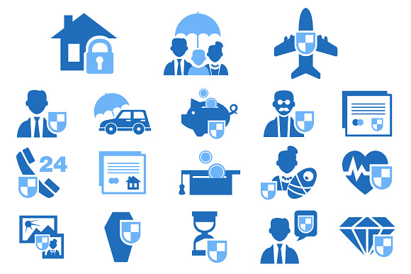 Set Insurance Icons