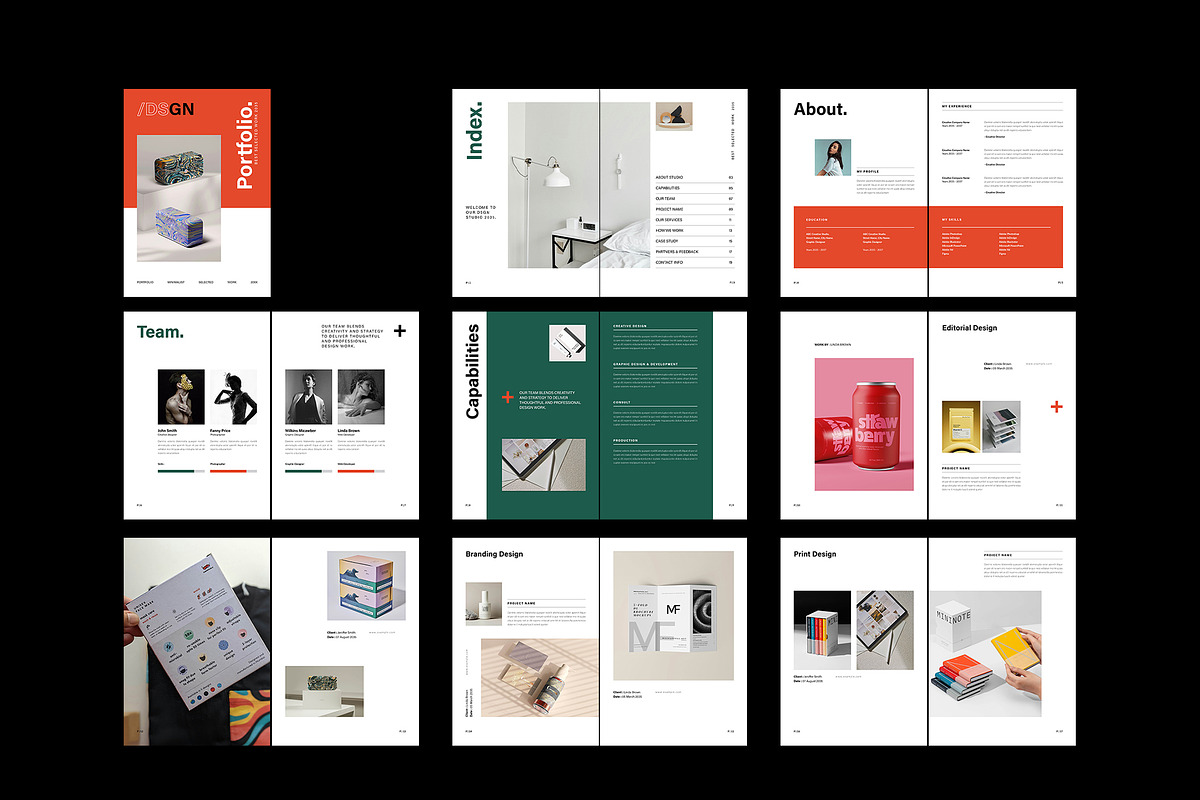 Graphic Design Portfolio, a Brochure Template by NorthPeak (Photo 14 of 15)