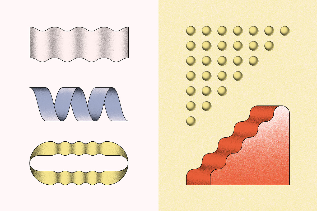 Geometric & Abstract Illustrations, an Object Graphic by Paulina Sara Design (Photo 3 of 17)