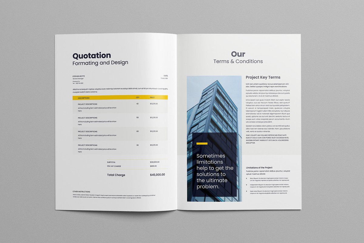 Proposal Template | Canva preview 6
