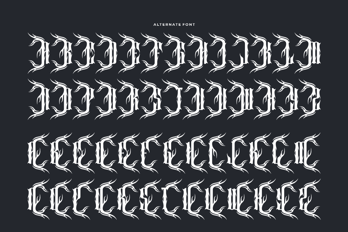 Blackmosk Growpas - Blackletter Font, a Blackletter Font by Iqsiart Studio (Photo 10 of 10)